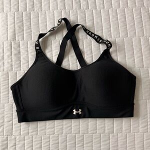Under Armour Women's Black Strappy Sports Bra Size M